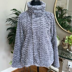 Patagonia Pelage Curly Fleece Jacket Asymmetrical Zip Jacket Size M 🖤 EUC